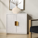 Emma 2 Door White Cabinet by Uttermost - View 2