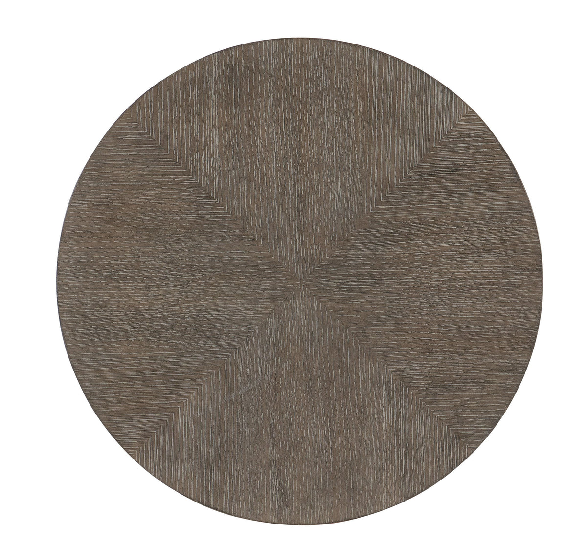 Modern Mood Round Nightstand - Dark Brown / Dark Gray by Hooker Furniture - View 4