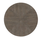 Modern Mood Round Nightstand - Dark Brown / Dark Gray by Hooker Furniture - View 4