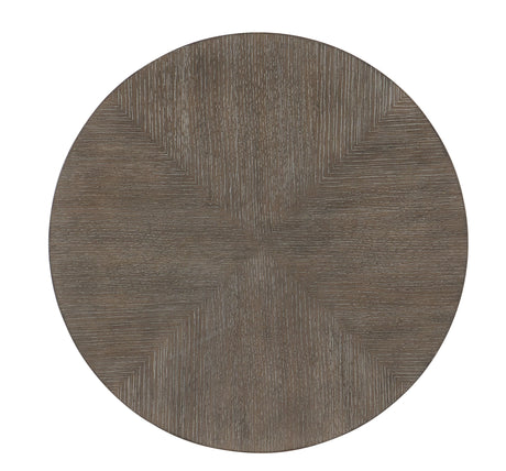 Modern Mood Round Nightstand - Dark Brown / Dark Gray by Hooker Furniture - View 4