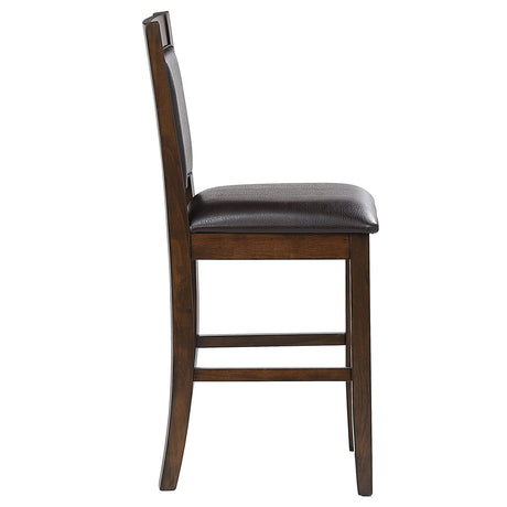 Ferrara Brown and Walnut 5-piece Counter Height Dining Set - sold by Home Elegance USA
