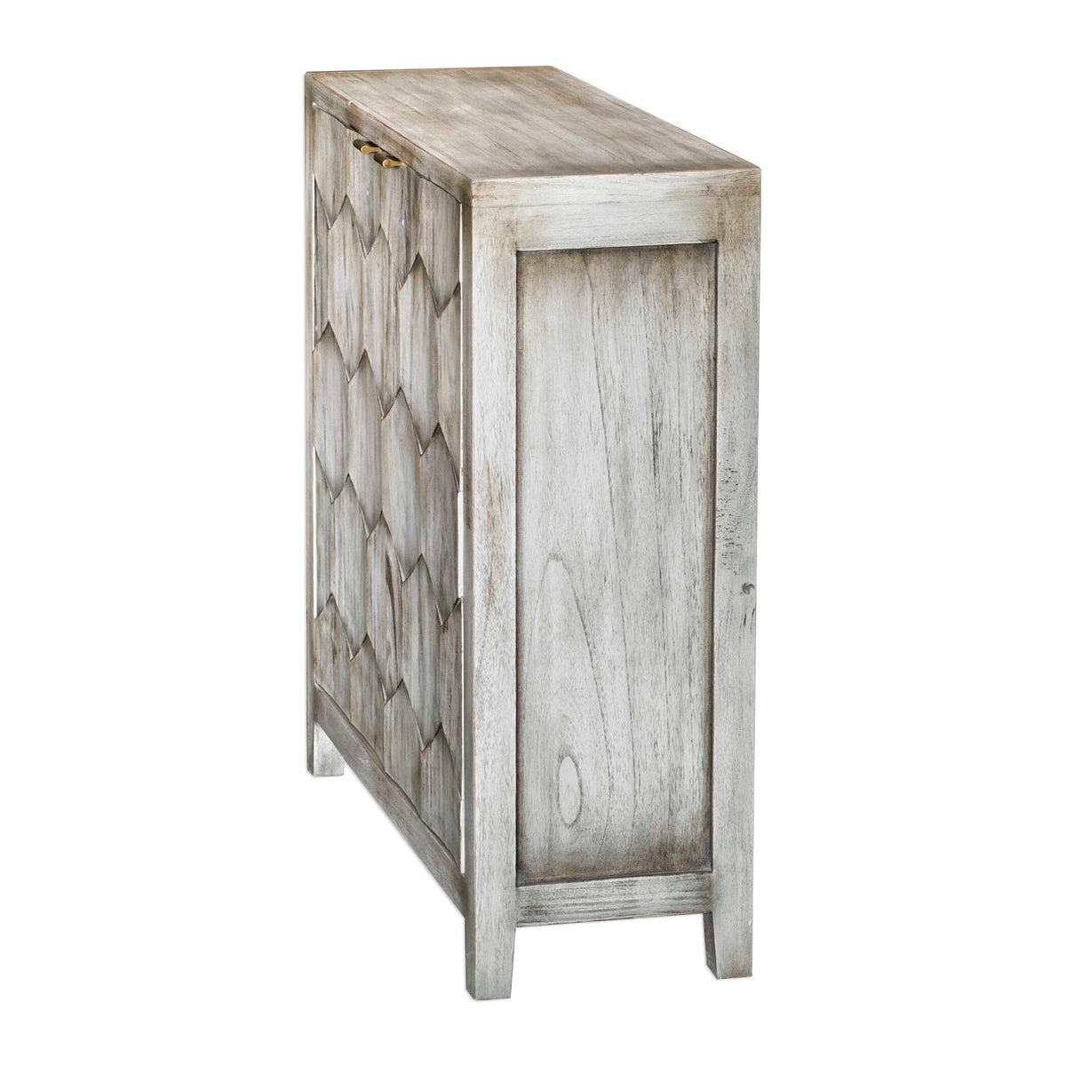 Catori Console Cabinet Smoked Ivory - Light Gray by Uttermost - View 3
