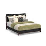 Waterfall King Panel Bed - Deep Ebony | Flexsteel