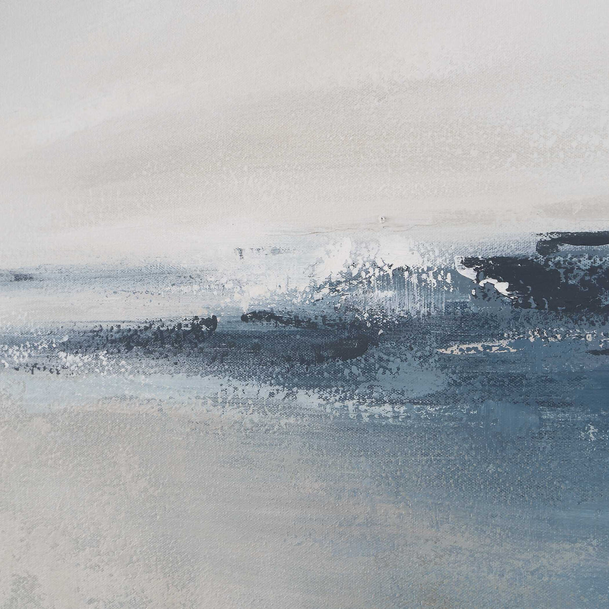 Above The Waterline Abstract Painting - Blue / Gray by Uttermost - View 5