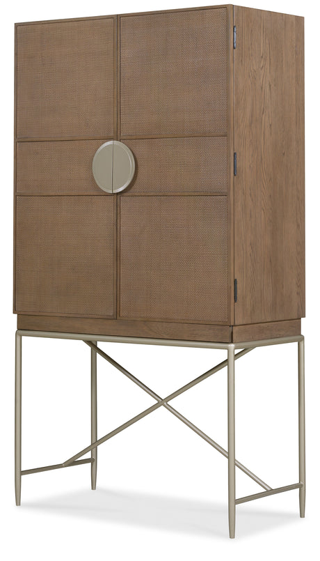 Sonnet Hub - Dark Gray / Light Brown by Hooker Furniture - View 2