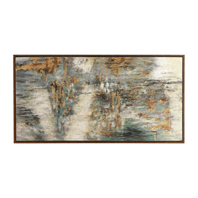 Behind The Falls Abstract Art - Beige / Light Brown by Uttermost - View 1