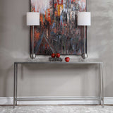 Hayley Console Table - Silver by Uttermost - View 2