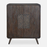 Hausen 2 Door Mid-Century Cabinet - - Dark Brown by Uttermost - View 2