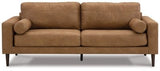 Ashley Caramel Telora Sofa - Microfiber | Home Elegance USA