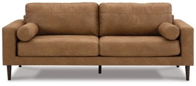 Ashley Caramel Telora Sofa - Microfiber - 4100238 - Home Elegance USA - 1