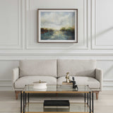 Blue Reverie Framed Abstract Lake Print - Light Brown by Uttermost - View 5