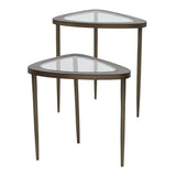 Millar Curved Nesting Tables (Set of 2) - Bronze by Uttermost - View 3