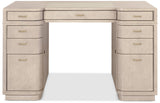 Knee-Hole Desk Polished Limestone - Beige by Hooker Furniture - View 7