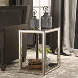 Julie Mirrored End Table - Silver by Uttermost - View 2