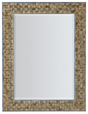 Surfrider Portrait Mirror - Light Brown by Hooker Furniture - View 1