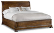 Archivist King Sleigh Bed With Low Footboard - Light Brown / Dark Brown by Hooker Furniture - View 1