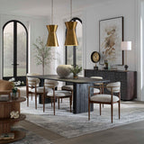 Kirin Reclaimed Fir Dining Table - Black by Uttermost - View 2