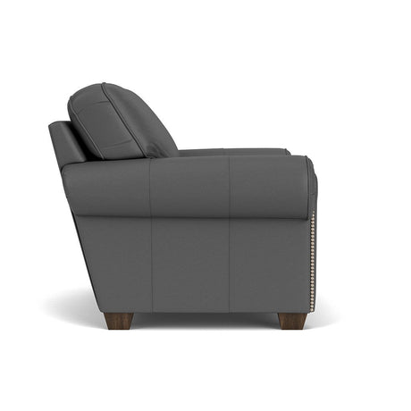 Carson Leather Chair, Nailhead Trim | Flexsteel