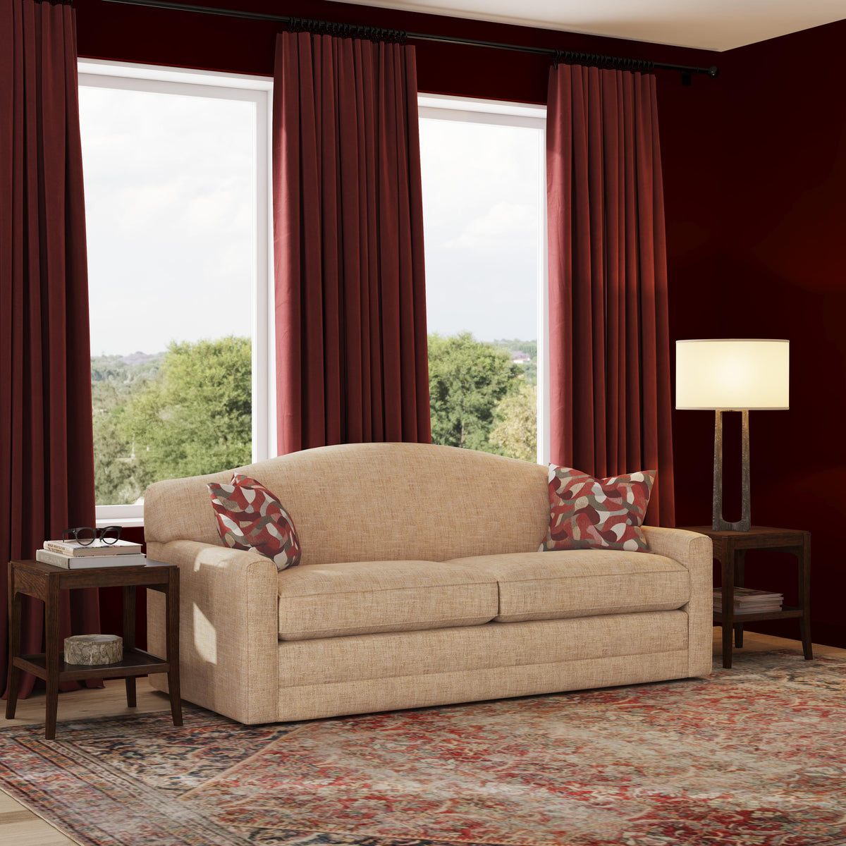 Aggie Fabric Two-Cushion Sofa | Flexsteel