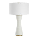 Ridgeline Matte White Table Lamp by Uttermost - View 4