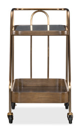 Commerce And Market Walnut Wine And Bar Cart Light Caramel - Dark Brown by Hooker Furniture - View 10