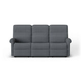 Davis Transitional Fabric Power Reclining Sofa With Power Headrests | Flexsteel
