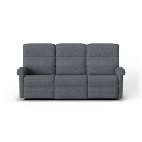 Davis Transitional Fabric Power Reclining Sofa With Power Headrests | Flexsteel