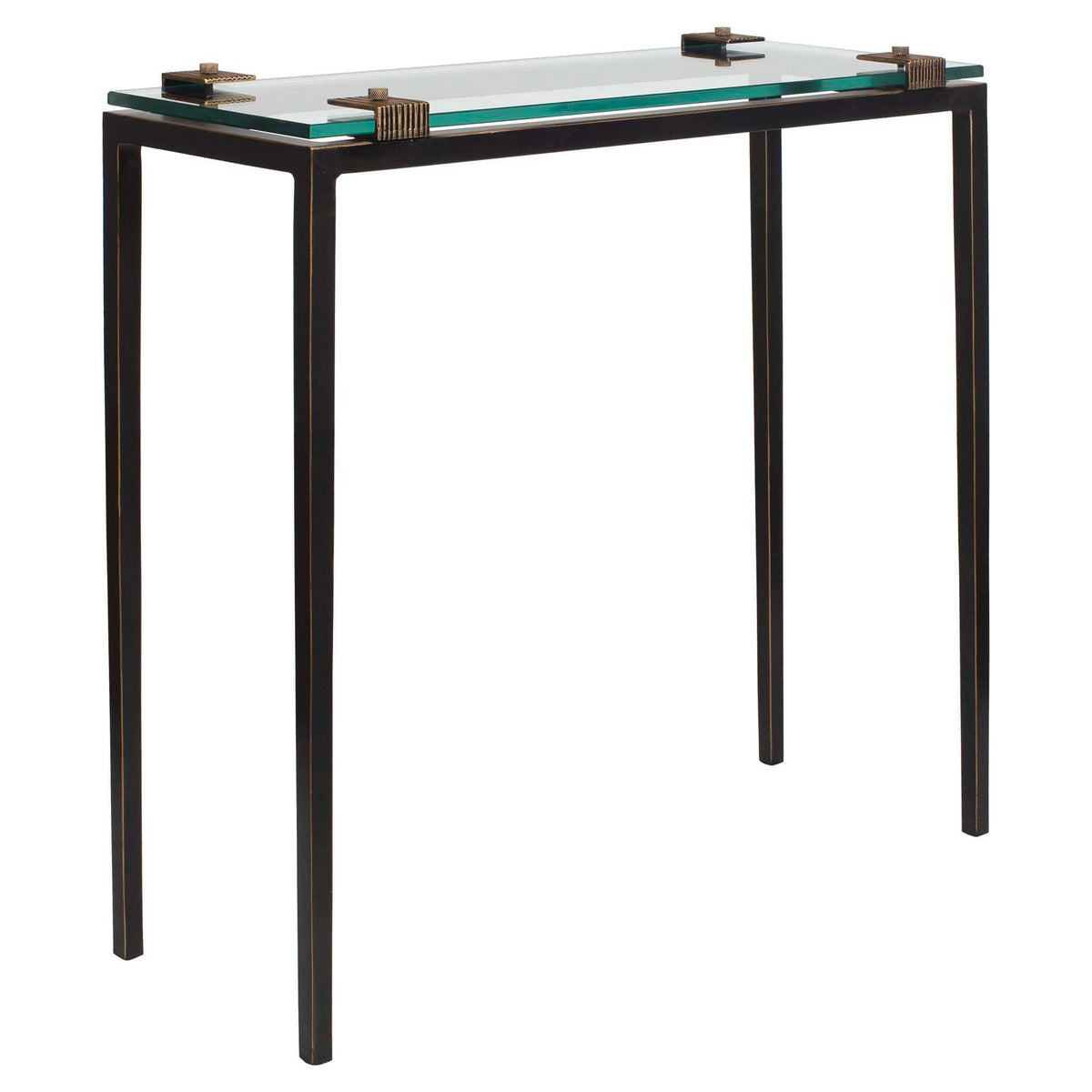 Averona Glass Top Accent Table - Bronze by Uttermost - View 3