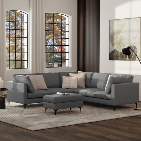 Ava Mid Century Corner Sectional Sofa - sold by Home Elegance USA