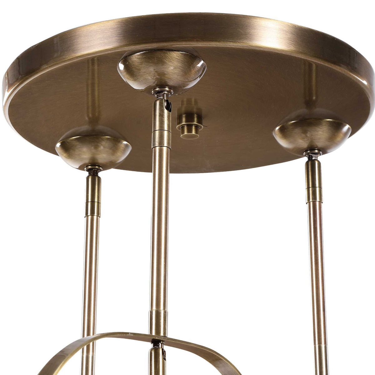 Mimas 3 Light Cluster Pendant - Gold / Silver by Uttermost - View 7
