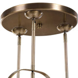 Mimas 3 Light Cluster Pendant - Gold / Silver by Uttermost - View 7