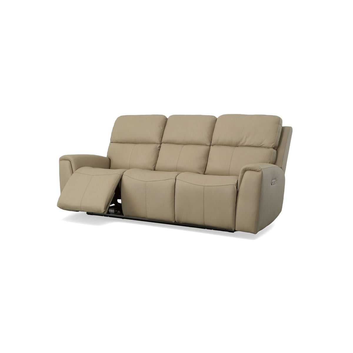 Jarvis Power Reclining Sofa With Power Headrests - Parchment | Flexsteel