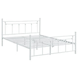 Queen Bed - Canon Metal Queen Open Frame Bed White