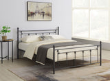 Canon Metal Full Open Frame Bed Gunmetal | Coaster - 422740F - Home Elegance USA - 2