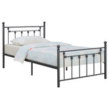 Twin Bed - Canon Metal Twin Open Frame Bed Gunmetal
