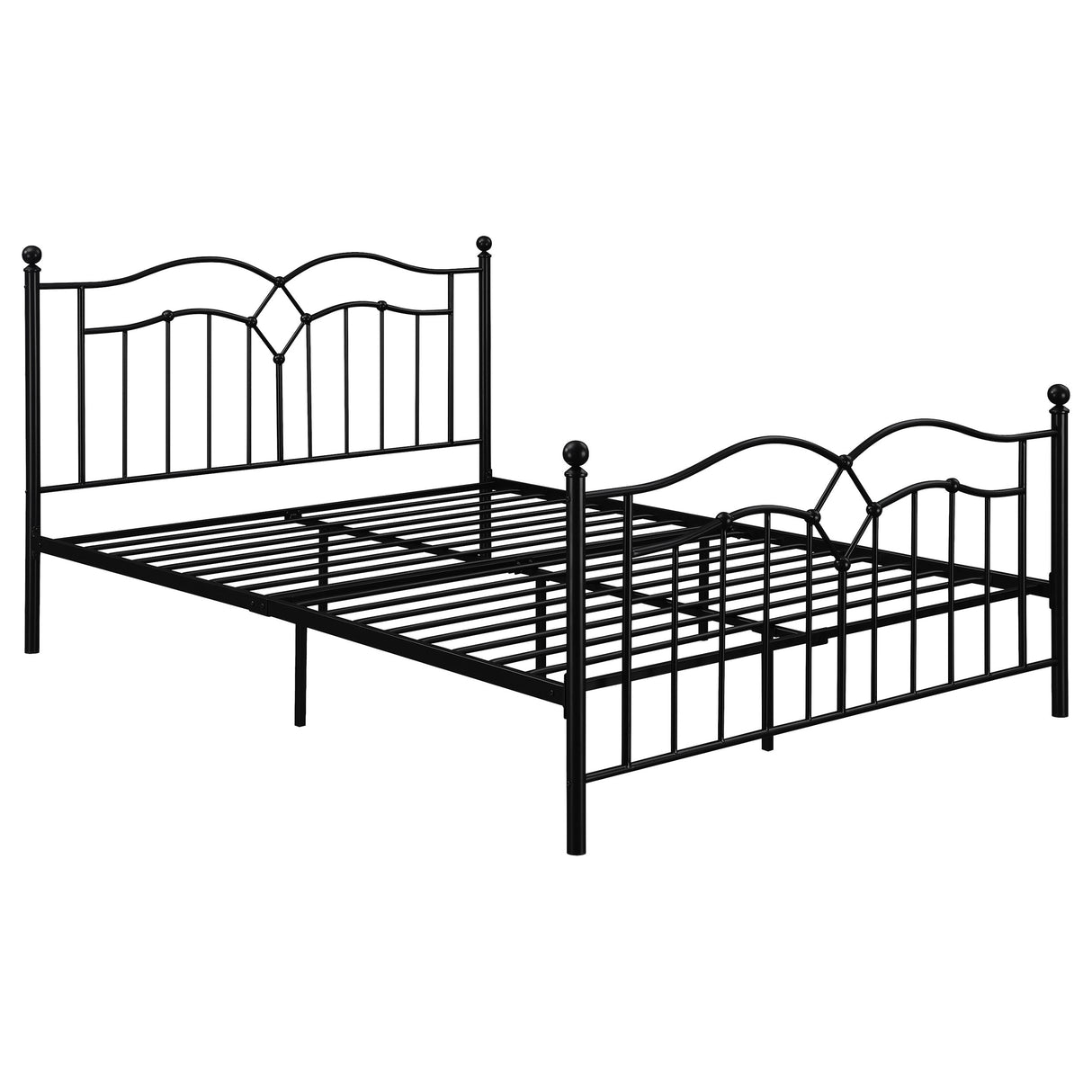 Queen Bed - Klossen Metal Queen Open Frame Bed Black