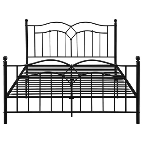 Queen Bed - Klossen Metal Queen Open Frame Bed Black