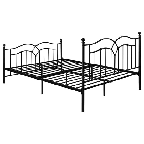 Queen Bed - Klossen Metal Queen Open Frame Bed Black