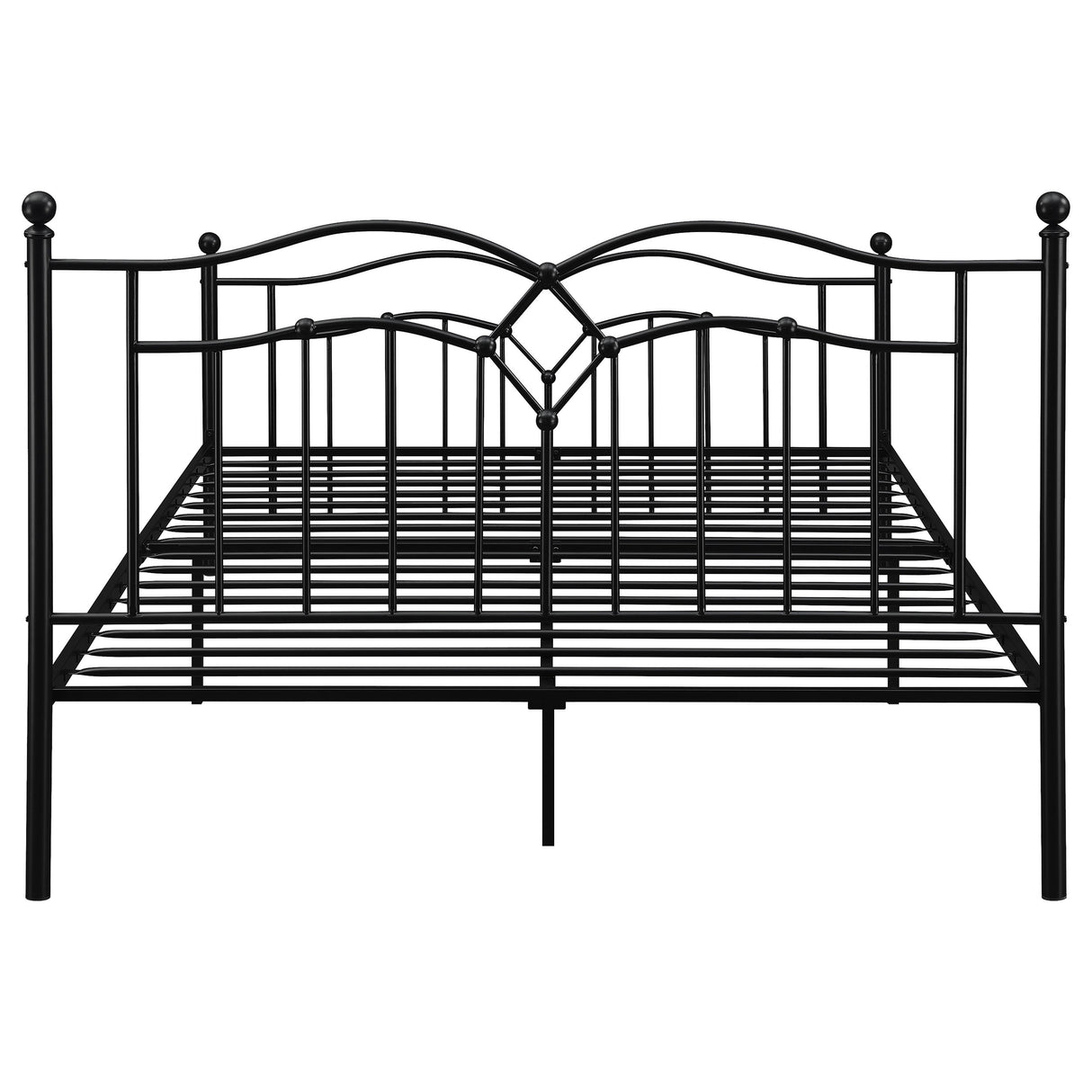 Queen Bed - Klossen Metal Queen Open Frame Bed Black