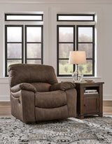 Ashley Chocolate Kilmartin Rocker Recliner - Faux Leather | Home Elegance USA