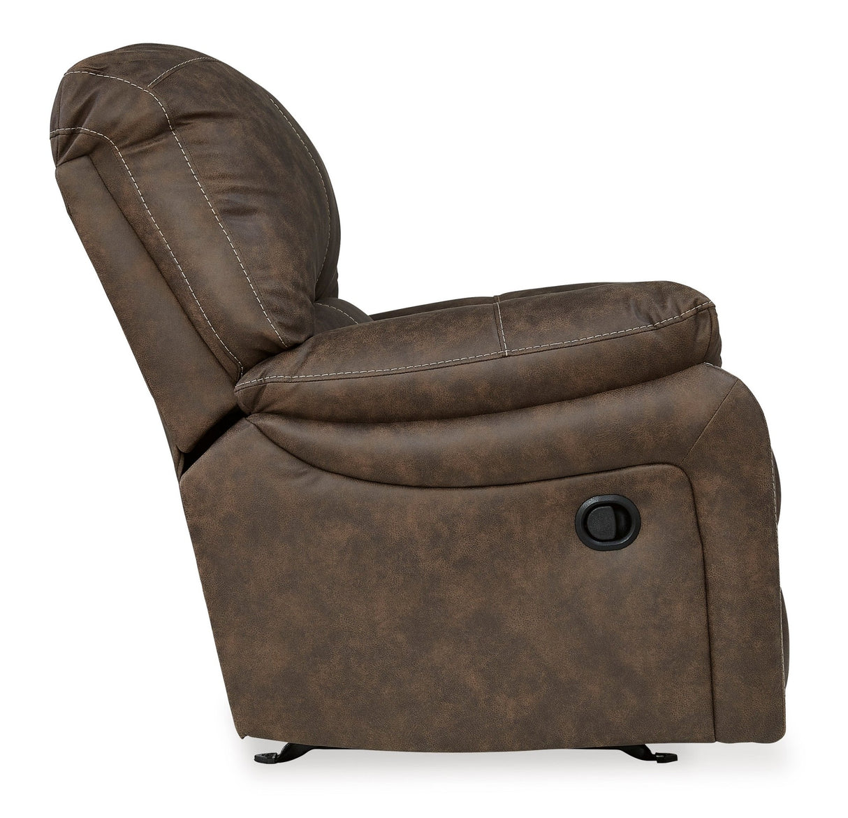 Ashley Chocolate Kilmartin Rocker Recliner - Faux Leather | Home Elegance USA