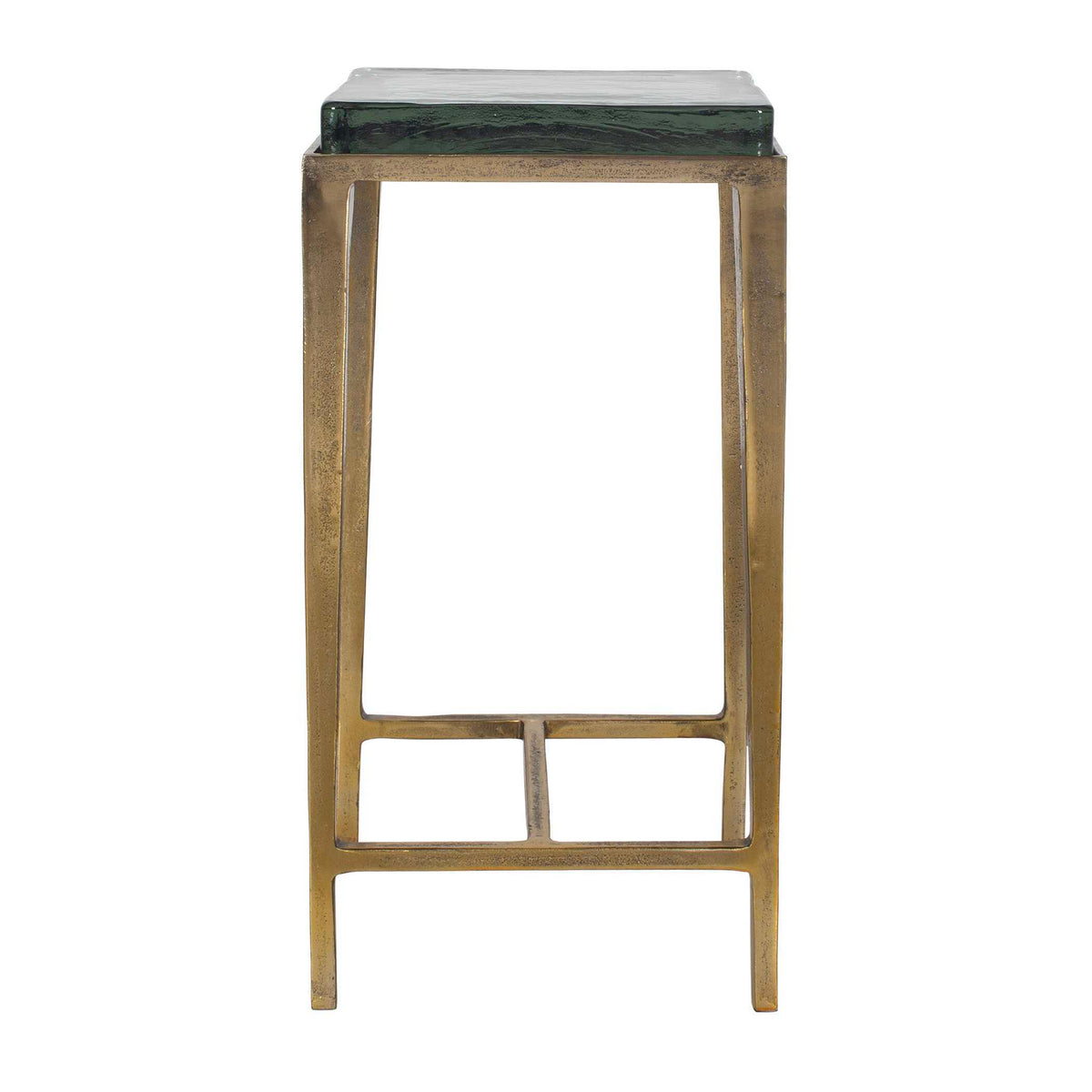 Preston Square Accent Table Brass,Gold - Black / Gold by Uttermost - View 5