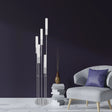 Acrylic Cylinder Floor Lamp // 5 Light  | Finesse - sold by Home Elegance USA