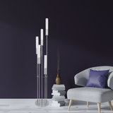 Acrylic Cylinder Floor Lamp // 5 Light  | Finesse