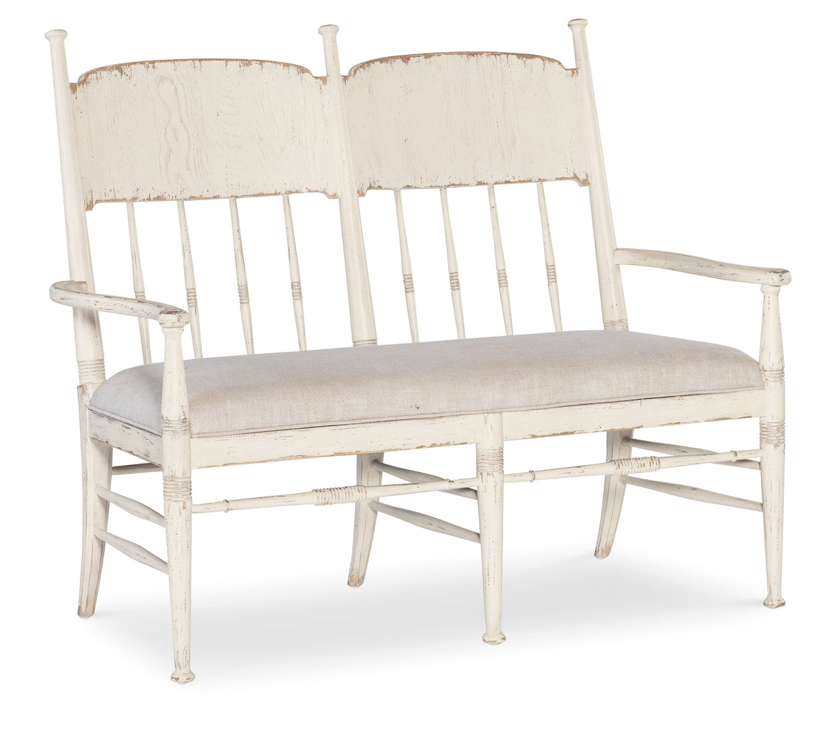 Americana Dining Bench - White by Hooker Furniture - View 1