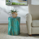 Habitat Accent Stool - Blue by Uttermost - View 2