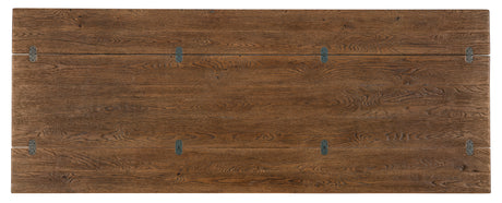 Driftwood Flip-Top Console Table Medium Wood - Dark Brown by Hooker Furniture - View 11