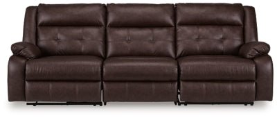 Ashley Walnut Punch Up 42702S2 3 - Piece Power Reclining Sectional Sofa - 42702S2 - Home Elegance USA - 1