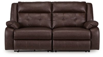 Ashley Walnut Punch Up 42702S1 2 - Piece Power Reclining Sectional Loveseat - 42702S1 - Home Elegance USA - 1