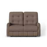 Devon Transitional Fabric Reclining Loveseat | Flexsteel